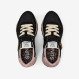 Black Ally Vintage nylon and suede sneaker