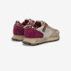 Beige Ally Vintage nylon and suede sneaker