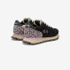 Black Ally Winter suede and teddy sneaker