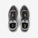 Black big ally teddy nylon and suede sneaker