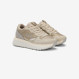 Sneaker Big Ally Teddy in nylon e suede bianco panna