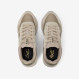 Sneaker Big Ally Teddy in nylon e suede bianco panna