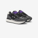 Sneaker Big Ally Glitter in similpelle e suede nero