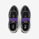Sneaker Big Ally Glitter in similpelle e suede nero