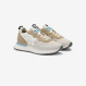 Sneaker Stargirl Multicolor in nylon e suede bianco panna