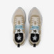Sneaker Stargirl Multicolor in nylon e suede bianco panna