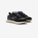 Black Stargirl Animalier nylon and suede sneaker