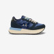 Navy blue Big Stargirl Velvet and suede sneaker