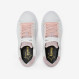White/pink Grace leather sneaker