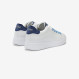 White/navy blue Grace leather sneaker
