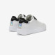 White/black Grace leather sneaker