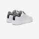 White/black Grace leather sneaker