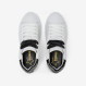 White/black Grace leather sneaker