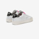 White/black Katy leather sneaker