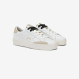 White/gold Katy leather sneaker