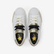 White/gold Katy leather sneaker