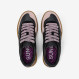 Black Sally nylon and suede sneaker