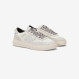 Sneaker Sally in nylon e suede bianco panna