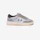 Silver Sally nylon and suede sneaker