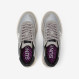 Silver Sally nylon and suede sneaker