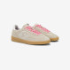 Sneaker California Sun in suede con logo bianco panna