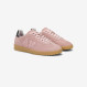 Sneaker California Sun in suede con logo rosa scuro