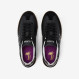 Black California Sun leather and suede sneaker