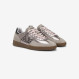 Silver California Sun leather and suede sneaker