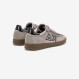 Silver California Sun leather and suede sneaker