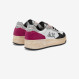 Dark fuxia Basket Love Lady leather sneaker