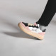 Basket Love Lady leather and suede sneaker WHITE/PINK