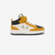 Boys’ Genius leather and nylon mid-top sneaker YELLOW