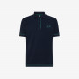 POLO SOLID STITCHING CONTRAST EMBROIDERY NAVY BLUE