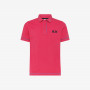 POLO SOLID STITCHING CONTRAST EMBROIDERY FENICOTTERO
