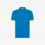 POLO SMALL STRIPES FLUO EL. TURQUOISE
