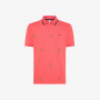POLO FULL EMBROIDERY S/S LAMPONE