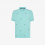 POLO FULL EMBROIDERY S/S WATER