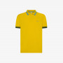 POLO BIG STRIPES ON COLLAR S/S YELLOW