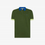 POLO 3 COLOR WAY S/S DARK GREEN