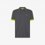 POLO SMALL STRIPE FLUO S/S INCHIOSTRO