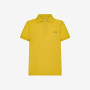 BOY'S POLO PRINT UNDER COLLAR S/S GIALLO