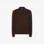 POLO BIG STRIPES EL. L/S BROWN