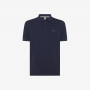 Cotton piqué polo shirt NAVY BLUE