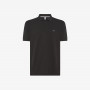 Cotton piqué polo shirt BLACK