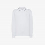 Cotton piqué polo shirt WHITE