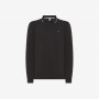 Cotton piqué polo shirt BLACK