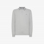 Cotton piqué polo shirt MEDIUM GREY