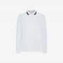 Cotton piqué polo shirt WHITE