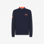 Cotton piqué polo shirt NAVY BLUE