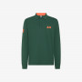 Cotton piqué polo shirt DARK GREEN